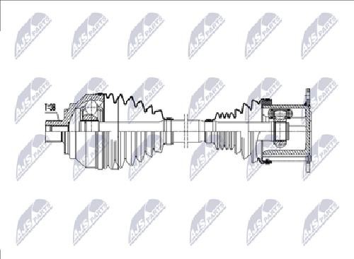 N.T.Y. NPW-AU-077.NTY Drive Shaft for BENTLEY - Image 2