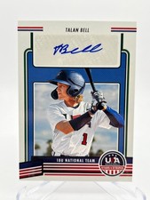 2023 PANINI USA STARS & STRIPES TALAN BELL AUTOGRAPH NO. 18U2-TB