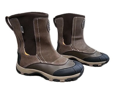 LL Bean TEK 2.5 Storm Chaser Pull On Duck Boot Men s 8.5 M Brown Leather Rubber