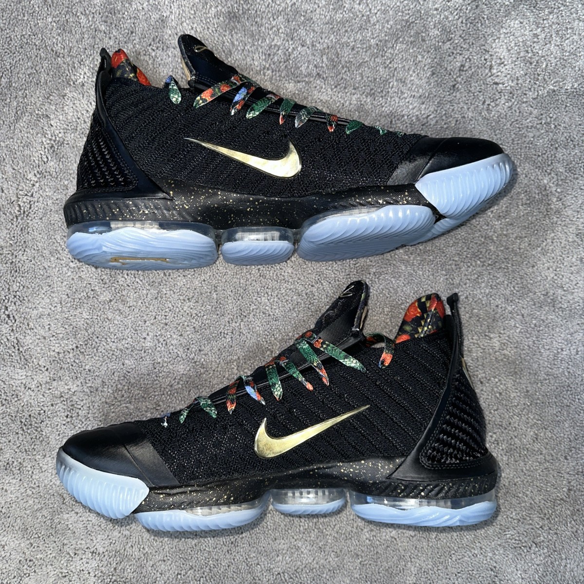 2019 Nike LeBron 16 XVI KC Watch The Throne Shoes Size 13 CI1518