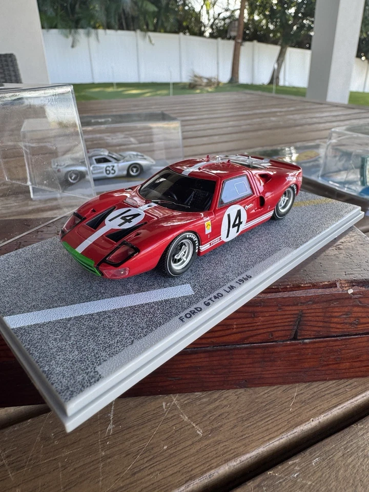 Bizarre 1966 Ford GT40 LM 1966 - RARE RED - 17th Hour Accident - Vintage BZ281 - Image 3 of 4