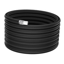 PTFE Fuel Hose Line 10AN 1160PSI Nylon Braided  PTFE inner 15FT Black 10AN