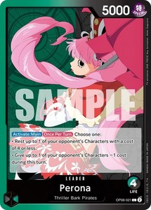 One Piece Card Game Perona #OP06-021 Wings of the Captain Leader