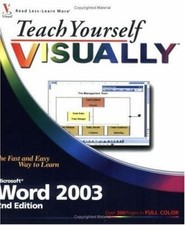 Teach Yourself VISUALLY Microsoft Word 2003 by Elaine Marmel