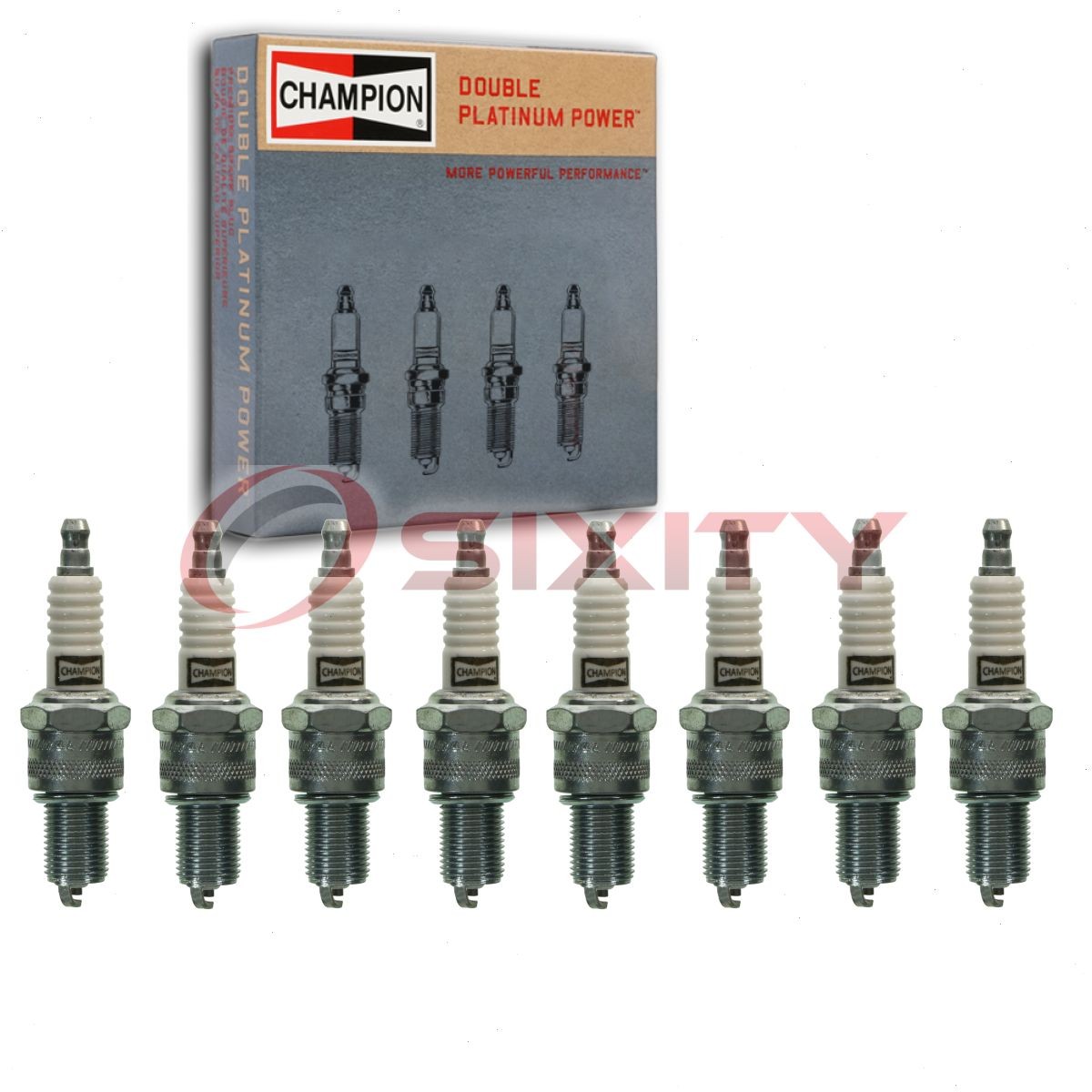 8 pc Champion Double Platinum Spark Plugs for 1981-1993 Rolls-Royce Silver vd