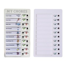 Kid Daily Chore Checklist Board Task Organiser For Daily Routine Planning
