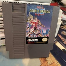 Double Dragon II: The Revenge Nintendo NES Authentic Cartridge Tested Free Ship