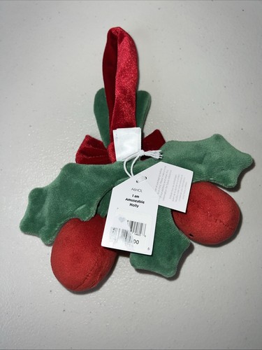 Jellycat Amuseables Stechpalme Spielzeug Weihnachten Winter rot Deko Ornament Geschenk Fehler - Bild 6 von 7