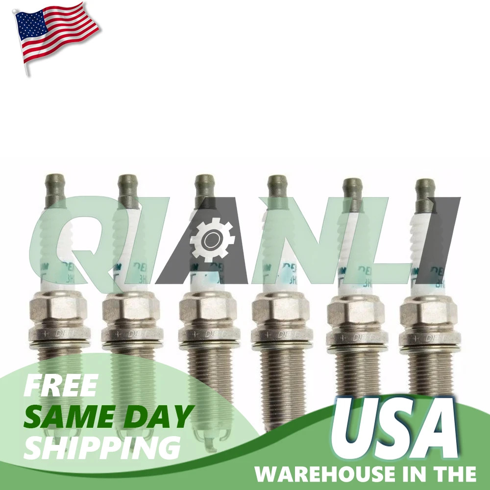 For LEXUS V6 Denso Iridium TT 3 Prong Spark Plugs IKBH20TT/4705 Set of 6