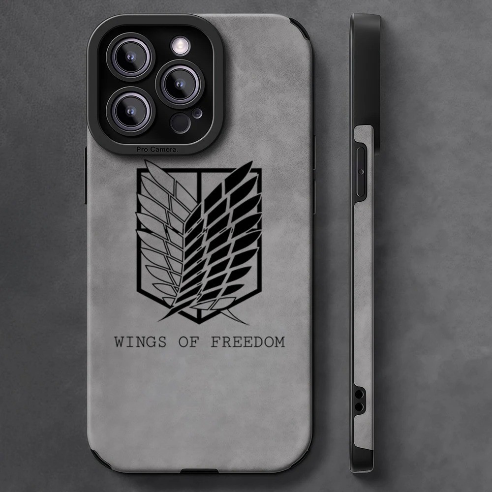 Attack On Titan Anime Phone Case For iPhone 11 12 13 14 15 16 17 Pro Max Air