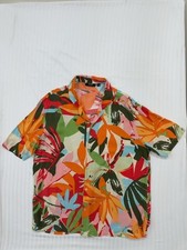 Kiabi Mens Multicolor Floral Tropical Shirt S...