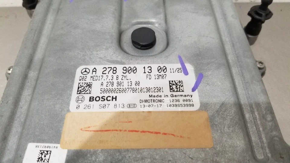 14 MÓDULO CONTROL MOTOR MERCEDES BENZ ML63 AMG X166 5,5L ECM 2789001300 Foto 4 de 4