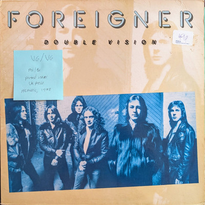 Foreigner Double Vision Vinyl Record VG/VG SD 19999 1978