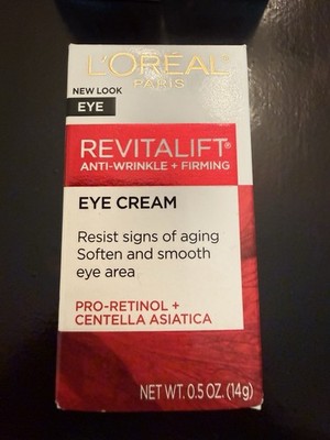 L Oreal Paris REVITALIFT ANTI-WRINKLE + FIRMING EYE CREAM 0.5oz BNIP