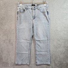 Curve Appeal High Rise Kick Flare Ankle Jeans Womens Size 12/31 Measures 33x25 