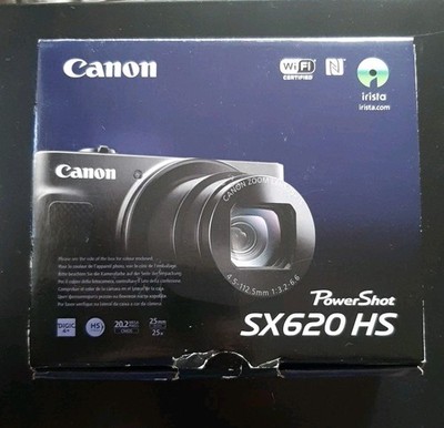 Canon PowerShot SX620 HS | 20.2 MP | 25x opt. Zoom | WLAN & NFC | Full-HD | NEU!