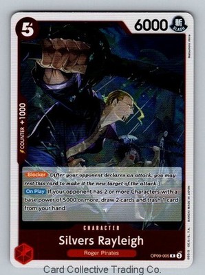 Silvers Rayleigh R Emperors in the New World OP09-005 NM Foil