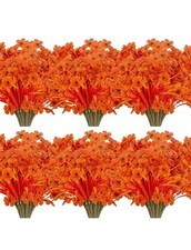 20 Bundles Artificial Fall Flowers No Fade Faux Autumn Plants Fake Flowers No...