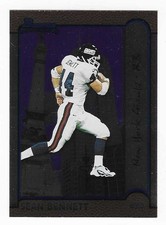 1999 Bowman Rookie Interstate Sean Bennett New York Giants Football Card #206 RC. rookie card picture