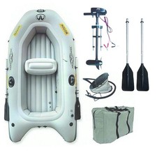 Aqua Marina Motion Gommone Gonfiabile Set T-18 Motore Elettrico Barca da Pesca