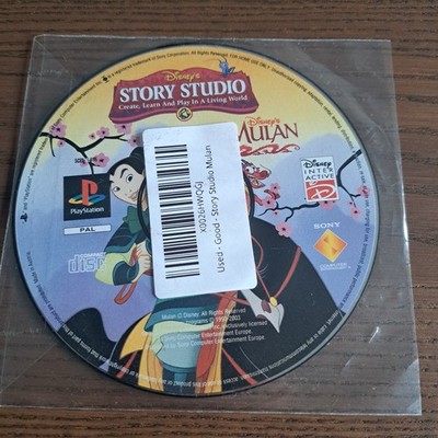 Disney's Story Studio Mulan PlayStation Videospiel PAL Erstellen Lernen Spielen