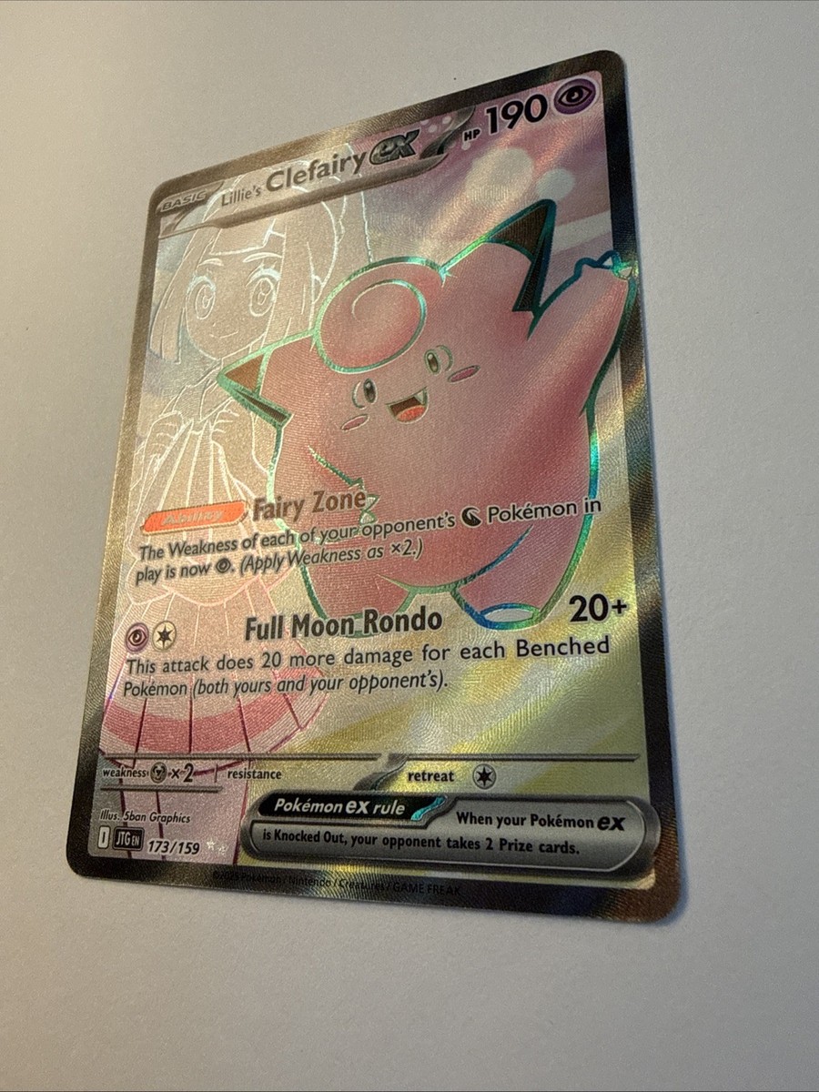 Lillie's Clefairy ex 2025年 Super Rare 2025 Pokemon JTG EN-Journey Together #184 Lillie's Clefairy ex PSA