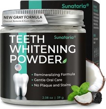 Teeth Whitening Powder - Remineralizing Tooth Powder with Nano Hydroxyapatite, C