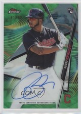 2020 Topps Finest Green Wave Refractor 61/99 Bobby Bradley #FA-BBR Auto sh7