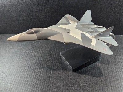 Sukhoi T-50 PAK FA Mahoghany Model Airplane (DAMAGED)