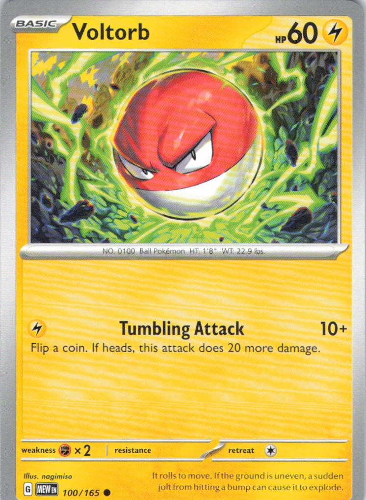 Voltorb Common SV: Scarlet & Violet 151 100/165 NM