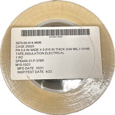 Five 5 - 3in x 108ft Silicone-Coated Fiberglass Electrical Insulation Tape