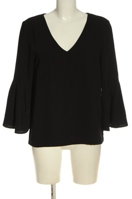 H&M Langarm-Bluse Damen Bluse Gr. DE 40 schwarz Business-Look