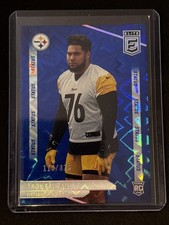 🔥Troy Fautanu 2024 Panini Donruss Elite #191 RC Status Blue SP 119/875 Steelers