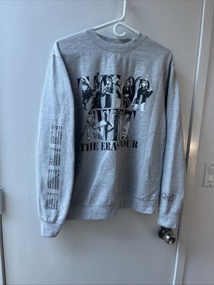 Taylor Swift 2023 Eras Tour Sweatshirt Unisex Size Medium Gray Long Sleeve Merch