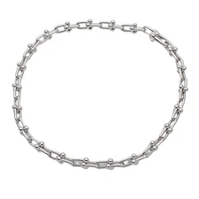 Tiffany & Co. Hardware Micro Link Bracelet Sterling Silver SV925 - Pre-owned