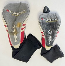 *Taylormade Burner Superfast Driver & Fairway Wood HeadCover “SET”Fair Condition