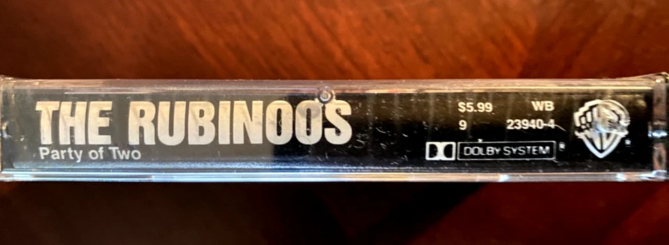 The Rubinoos Party of Two Cassette Tape Brand New SEALED Todd Rundgren Producer - Image 4 of 4