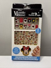 NUEVO JUEGO DE UÑAS DISNEY MINNIE MOUSE prensas pegatinas y archivo