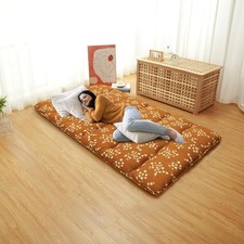 Floral Japanese Floor Mattress Mat Twin/Full Size Futon Foldable Mattress Pad