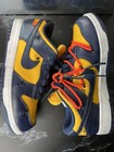 nike dunk low x off white ‘university gold — MISSING ONE ORANGE LACE | size: 6 — photo 3