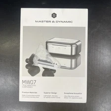 MASTER & DYNAMIC Tortoiseshell MW07 True Wireless Earphones Earbuds NEW SEALED