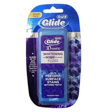 Oral B Glide 3D White Dental Floss Whitening Scope Flavor Twin Pack New Sealed