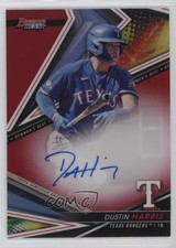 2022 Bowman's Best of Red Refractor 9/10 Dustin Harris #B22-DH Auto 1a1o