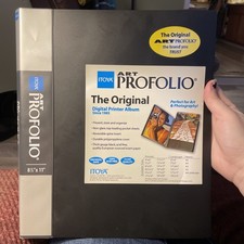 ITOYA Art Profolio Book - Black - 8 1/2 x 11 NEVER USED