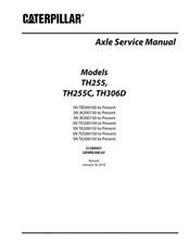 Caterpillar TH255 TH255C TH306D Telehandler Axle Service Manual