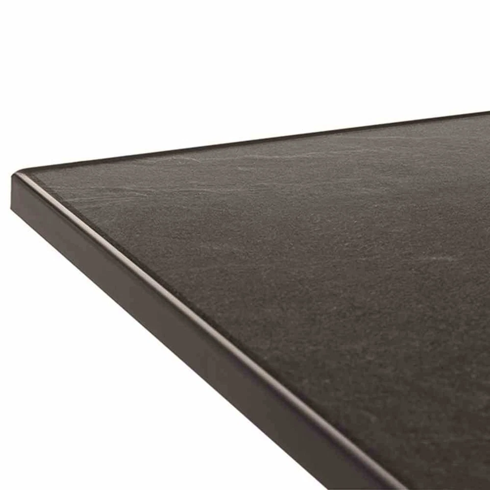 Klapptisch vivodur 80x80 cm graphit Stahlgestell /-Tischplatte Schieferoptik neu - Bild 2 von 4