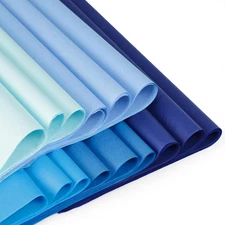 200 Sheets Blue Tissue Paper Bulk, 20X28 Inch Blue Wrapping Paper for Christmas 