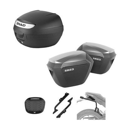SHAD Trunk Kit SH26 and Suitcases SH23A 3P KEEWAY VISTE XDV 300 2023-2026