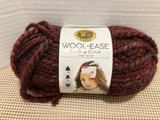 Lion Brand Wool-Ease Thick  Quick Yarn Spiced Apple 87yd Super Bulky
