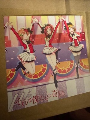 Love Live! μ s Another Jacket   It s My Miracle OP CD Anime A/Jacket B